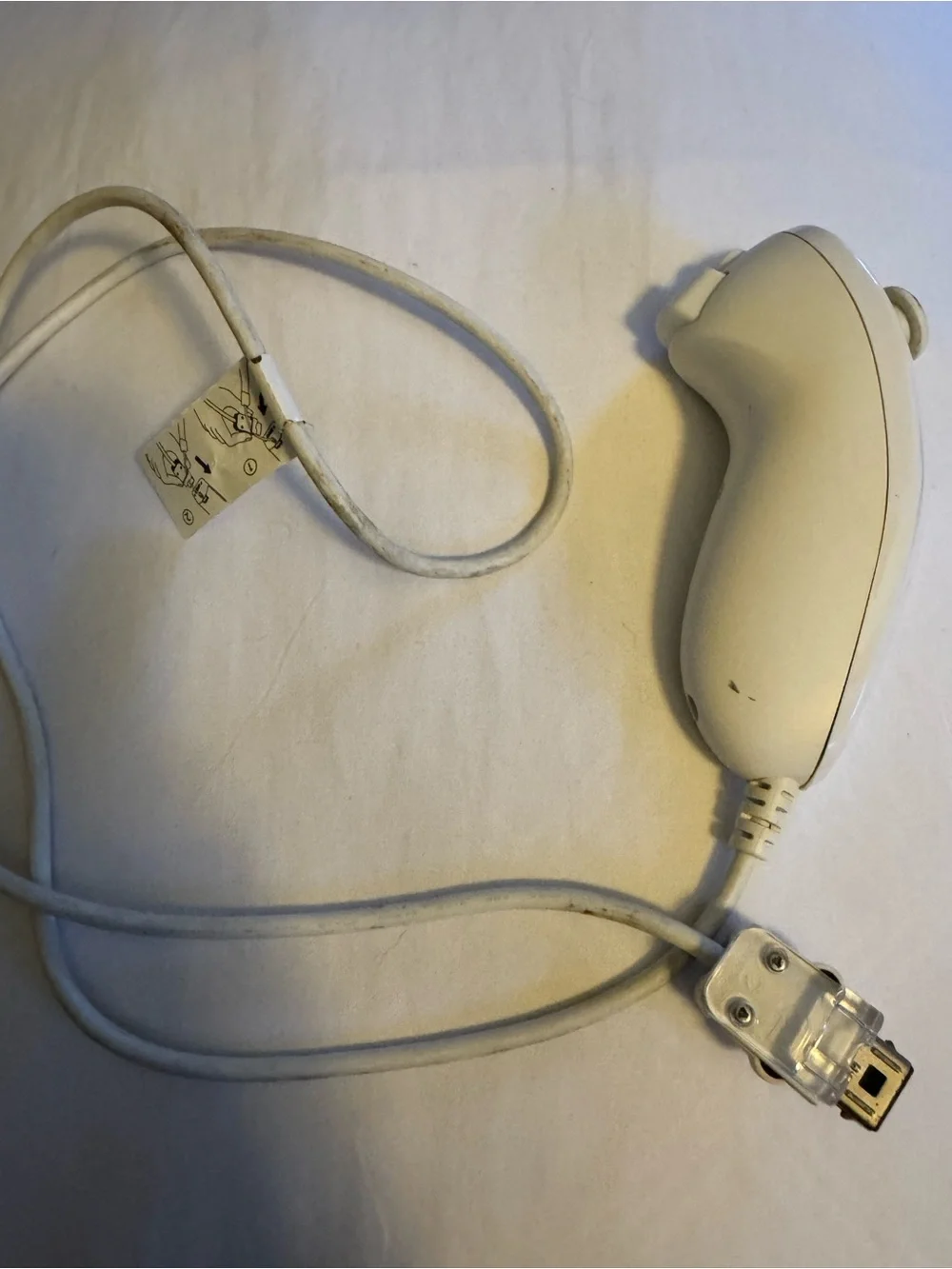 Nintendo Wii Nunchuk Controller White Tested Working